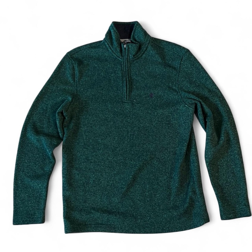 Izod Men's Green Jumper